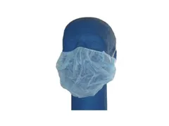 Intersafe baardmasker wit 10x dispenser van 100 stuks