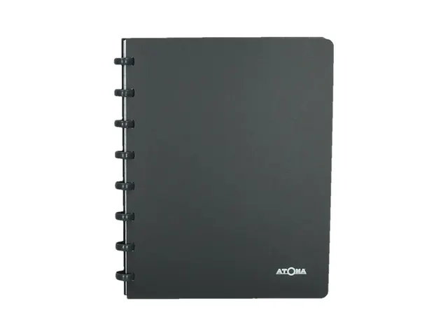 Adresboek Atoma A5 lijn 54vel 90gr PP assorti