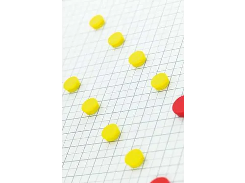Whiteboard Geruit 100x200cm maat ruit 5x5cm Softline profiel 8mm