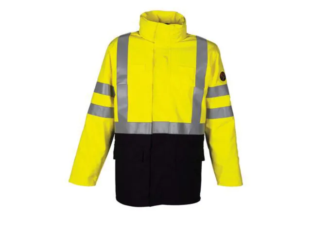 Havep 40005 hi-vis parka, blauw/geel, maat L, per stuk