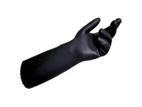 Mapa Neotex 341 latex handschoenen, zwart, maat 9, 50 paar