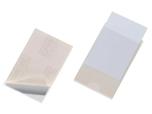 Etikethouder Durable pocketfix 57x90mm zelfklevend