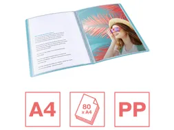 Colour'Breeze showalbum, ft A4, blauw