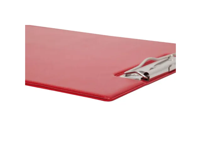Klembordmap MAUL A4 staand PVC met penlus en insteek rood