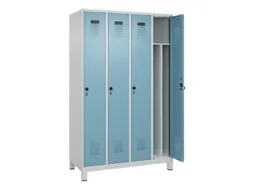 locker voor scheiding van kleding,HxBxD 1950x1200x500mm,4vak