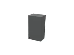 opzetkast v. kast met openslaande deuren MS-donkergrijs 1070x600x445mm
