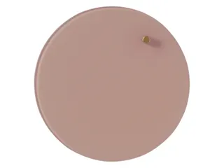 Glasmagneetbord Naga rond 25cm roze - 1