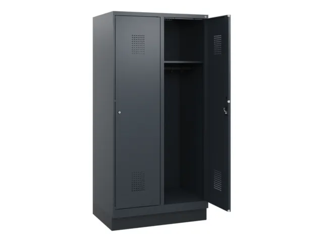 schoollocker,HxBxD 1630x800x500mm,2vak,vak B 400mm,cil.-slot,sokkel