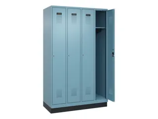 locker,HxBxD 1950x1200x500mm,4vak,vak B 300mm,cil.-slot,sokkel - 2
