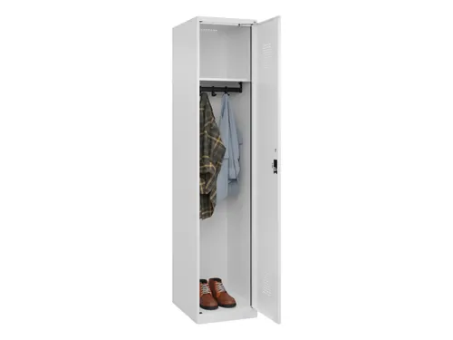 locker,HxBxD 1850x400x500mm,1vak,vak B 400mm,cil.-slot,staand op vloer