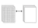 Flipoverpapier Kangaro blanco/ruit 65x100cm microperforatie 50vel