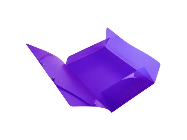 Iderama Elastomap A4 3 Kleppen Polypropyleen Assorti Kleuren