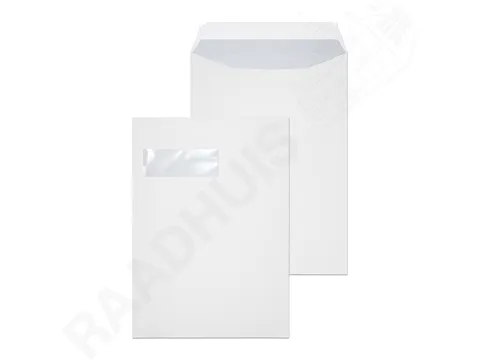 Envelop Raadhuis 229x324 C4 Venster Links Akte Speedy Grip Wit 120gr