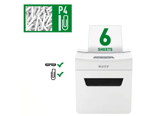 Papiervernietiger Leitz IQ Protect Premium 6X P-4 snippers