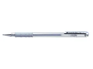 Gelschrijver Pentel K118 zilver 0.4mm - 1