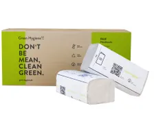 Handdoekjes Z-vouw 100% Recycled 1-laags 20 Pak 100% CO2 Neutraal