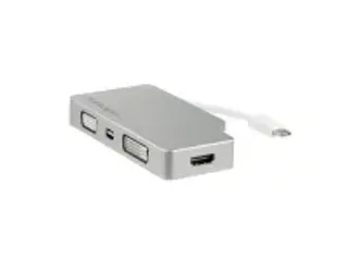 OUTLET Aluminium A/v Reisadapter 4-in-1 Usb-c Naar Vga, Dvi, Hdmi Of M - 1