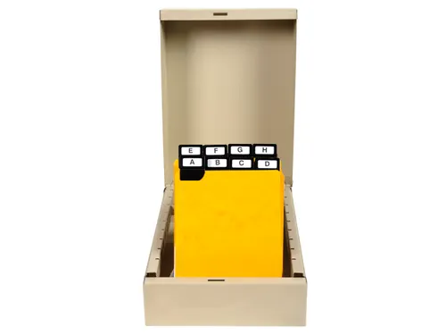 Tabblad a-z Glanskarton 6/10 210x148mm 24 stuks