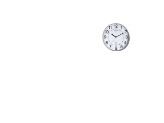 Wandklok Unilux Maxi radio controlled Ø37,5cm lichtgrijs/wit cijfers - 3