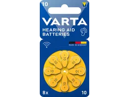Batterij VARTA hoortoestel 8x 10