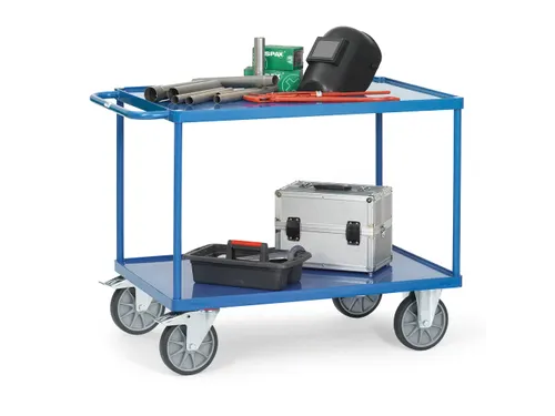 Tafelwagen Laadvlak Van Staalplaat En Rand 600k 2 Etages 1000x700mm