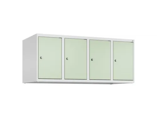 opzetkast,v. locker,4vak.,vak B 300mm,HxBxD 500x1200x500mm