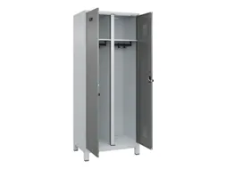 locker voor scheiding van kleding,HxBxD 1950x800x500mm,2vak