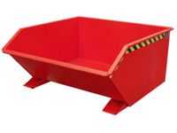 Kiepbak Hxbxd 680x1280x1440mm 0.75m³ 156kg 1000kg Ral7005