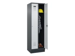 locker,HxBxD 1950x600x500mm,2vak,vak B 300mm,cil.-slot,sokkel - 1