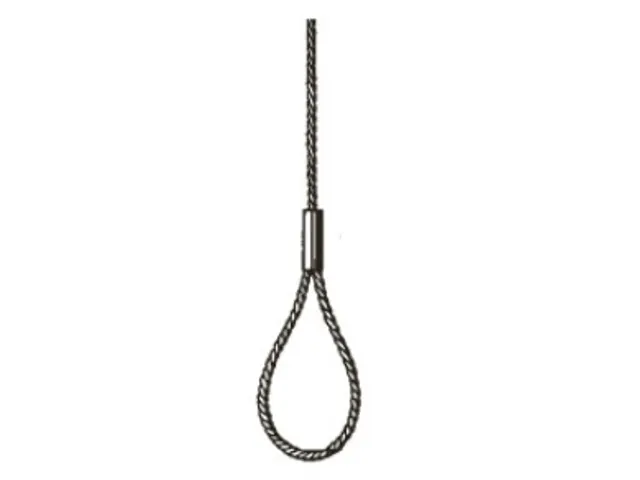 Staaldraadstroppen Verzinkt 1t Kabel Ø 10mm Met Geperste Lussen