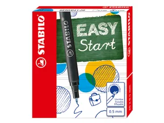 Rollerpenvulling STABILO Easyoriginal fijn blauw doosje à 20 stuks - 1