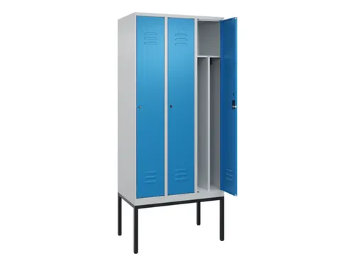 locker voor scheiding van kleding,HxBxD 2120x900x500mm,3vak