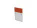 cache de banque d'accueil,p. table de bureau,Bl-blanc,BN3012-orange