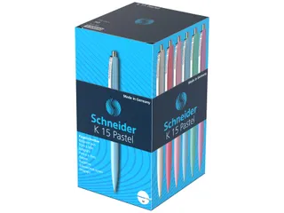 Balpen Schneider K15 M pastel assorti - 6
