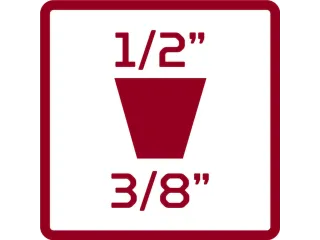 R67131002 Reductie-/magnificatieadapterset 6in2 2-delig - 4