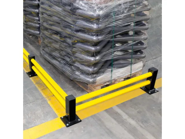 vloerbarrière,paal,v. binnen,HxBxD 250x70x70mm,staal,zwart