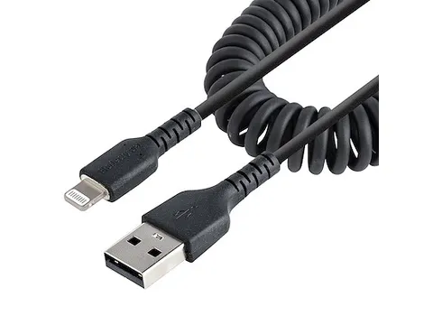 50cm USB A naar Lightning Kabel, Zwart, MFi Gecertificeerd