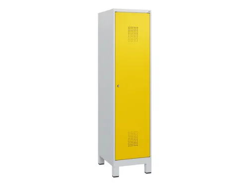 schoollocker,HxBxD 1630x400x500mm,1vak,vak B 400mm,cil.-slot,voeten