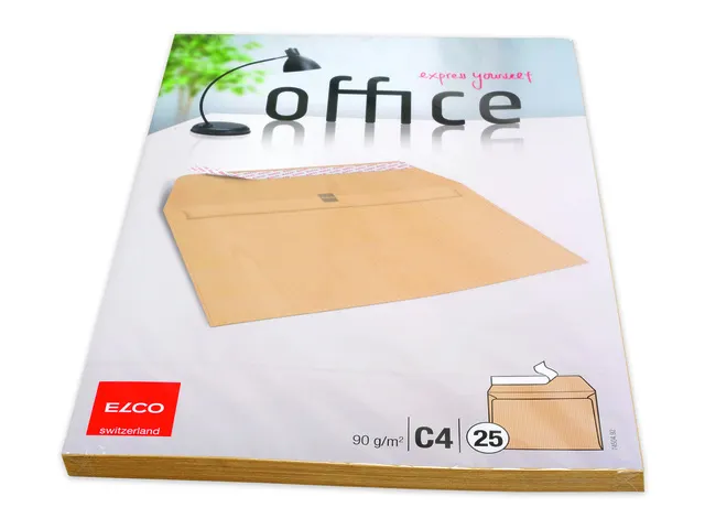 envelop Office FSC C4 90 gram kraftpapier 25 stuks