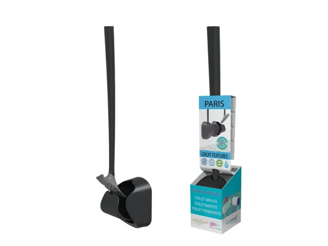 Sanimaid Paris toilet cleaner Zwart Met Muurhouder