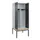 PBM-locker met bank,HxBxD 2120x800x815mm,2vak,vak B 400mm,draaigrendel