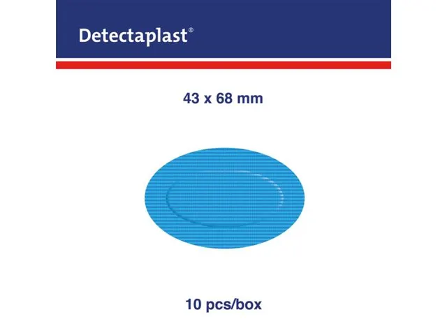 Pansement hydrogel Detectaplast 9301 bleu 43x68mm 10pcs