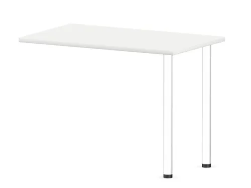 aanbouwtafel,i.h.v.,HxBxD 720-840x1000x600mm,Bl-wit