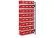 Rayonnage Sans Boulons Avec Bacs À Bec Suivant Hxlxp 2000X1006X400Mm