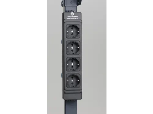 stopcontactenlijst,v. paktafel,HxBxD 304x61x45mm,m. 4stekkerdozen