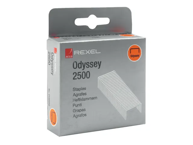 Nieten Rexel Odyssey verzinkt 2500 stuks