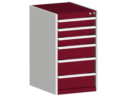 ladekast HxBxD 900x525x525mm 6laden romp RAL7035 front RAL3004