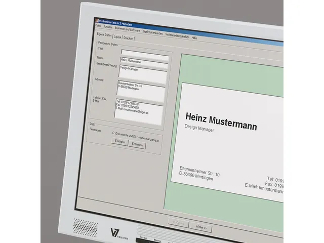 Visitekaartjes Sigel 190gr Gladde Zijden Wit 85x55mm