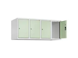 opzetkast,v. locker,4vak.,vak B 300mm,HxBxD 500x1200x500mm