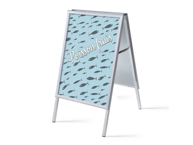 Stoepbord A1 complete set met print "Poisson Frais"